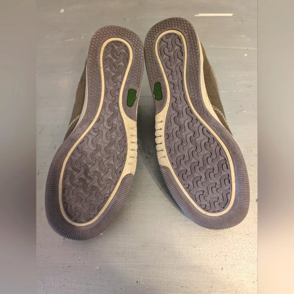 Simple Biodegradable Women’s Canvas  Olive Green eco Sneakers Size 7.5 - Picture 11 of 11